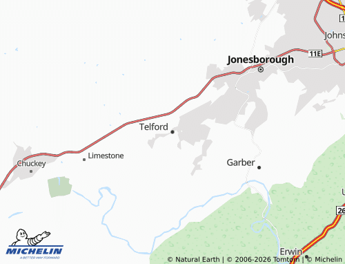 Mapa MICHELIN Telford - ViaMichelin