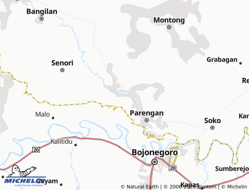 MICHELIN Kumpulrejo map - ViaMichelin