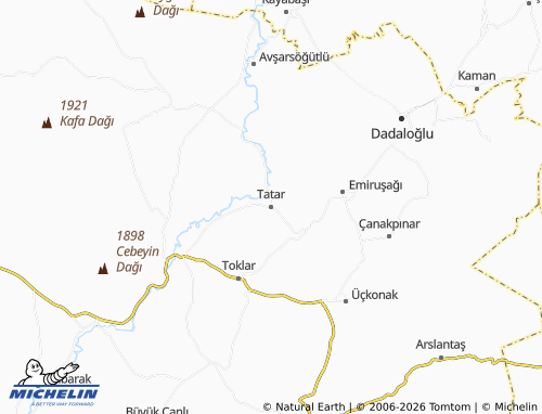 MICHELIN Tatar map - ViaMichelin