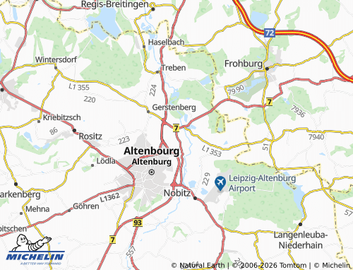 Mapa MICHELIN Windischleuba - ViaMichelin