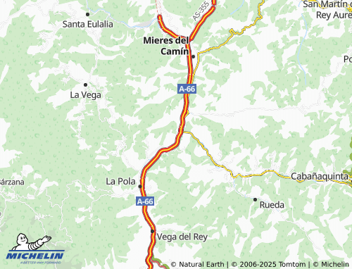 MICHELIN El Rebollu map - ViaMichelin