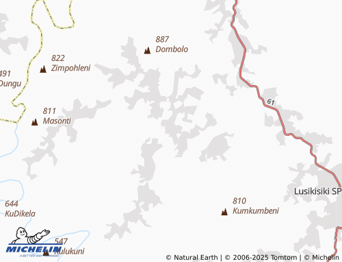 MICHELIN Eluxolweni map - ViaMichelin