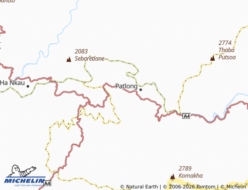 MICHELIN Matholeng map - ViaMichelin