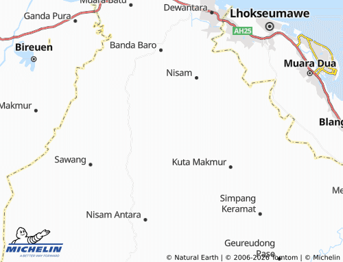 MICHELIN Darussalam map - ViaMichelin