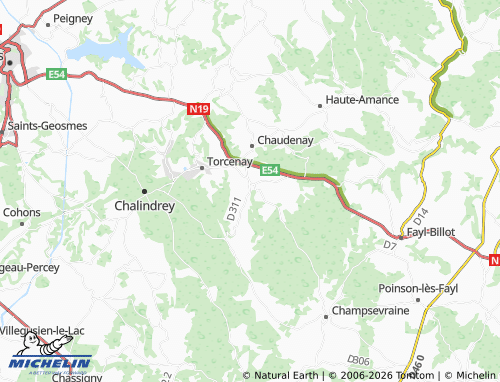 Mapa MICHELIN Corgirnon - ViaMichelin