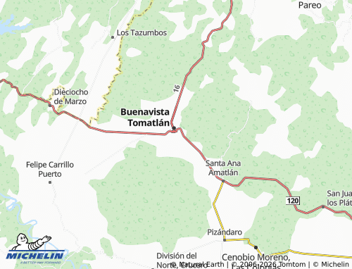 Mapa MICHELIN Centro - ViaMichelin