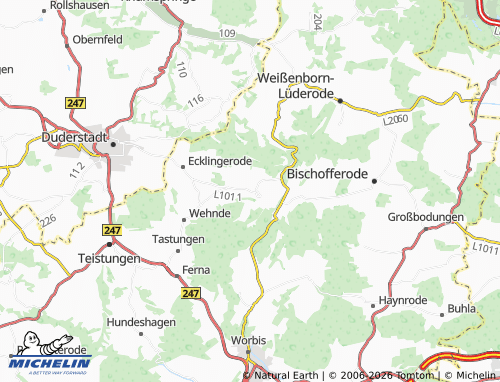 Kaart MICHELIN Brehme - ViaMichelin