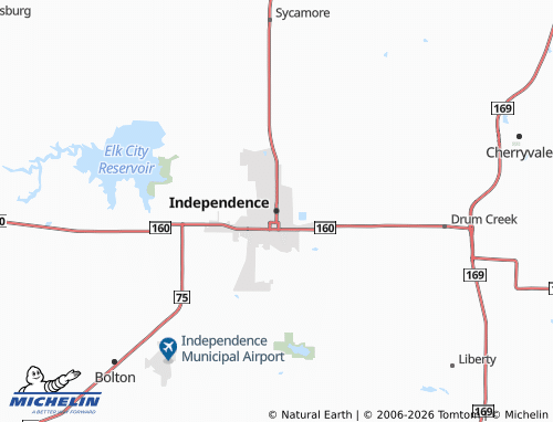 Carte MICHELIN Independence - ViaMichelin
