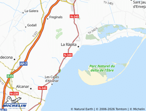 Carte MICHELIN La Pau - ViaMichelin