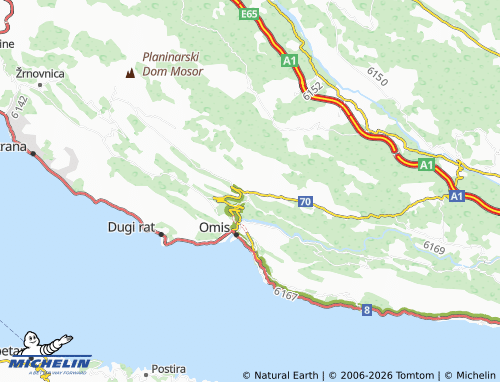 Mapa MICHELIN Gata - ViaMichelin