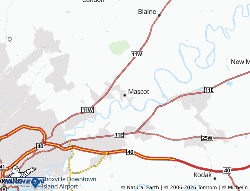 Mapa MICHELIN Mascot - ViaMichelin