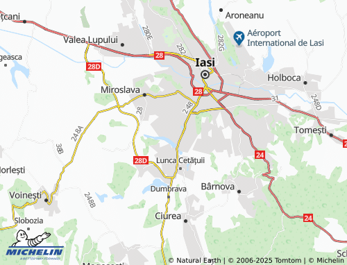 MICHELIN Valea Adâncă map - ViaMichelin