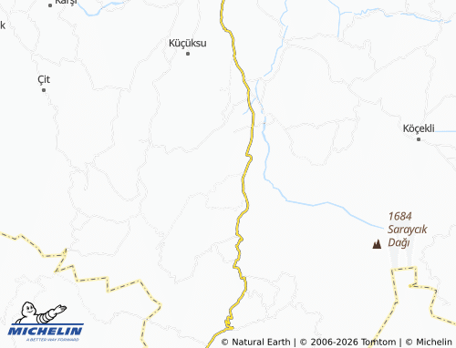 Mapa MICHELIN Ömerli - ViaMichelin