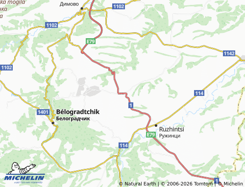 Mapa MICHELIN Medovnitsa - ViaMichelin