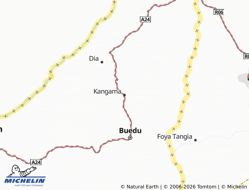 Mappa MICHELIN Kangama - ViaMichelin