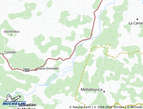 Mapa MICHELIN Tzocohuite - ViaMichelin