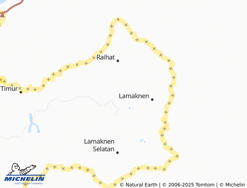 MICHELIN Raifatus map - ViaMichelin