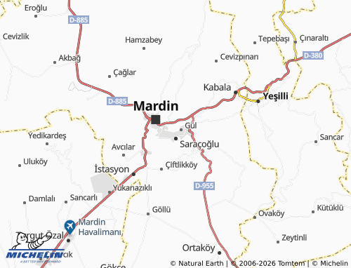 Mapa MICHELIN Teker - ViaMichelin