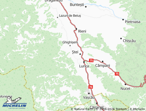 MICHELIN Hotărel map - ViaMichelin