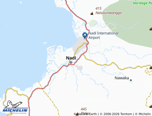 MICHELIN Saunaka map - ViaMichelin