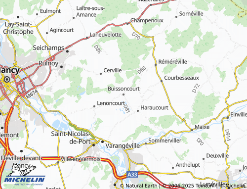 Carte MICHELIN Buissoncourt - ViaMichelin
