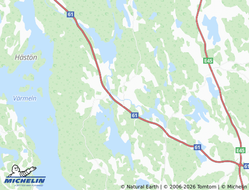 MICHELIN Högboda map - ViaMichelin