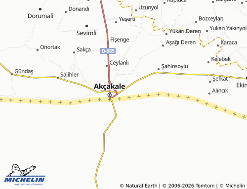 MICHELIN Öncül map - ViaMichelin