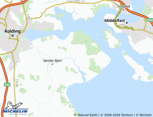 Carte MICHELIN Sønder Stenderup - ViaMichelin