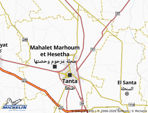 Mapa MICHELIN Sibirbai - ViaMichelin