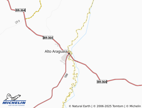 MICHELIN-Landkarte Santa Rita do Araguaia - ViaMichelin