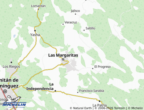 Mapa MICHELIN Barrio de Llano Redondo - ViaMichelin