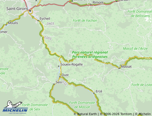 Mapa MICHELIN Castet-d'Aleu - ViaMichelin