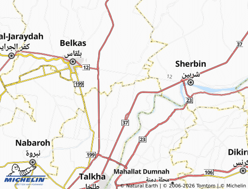 Mapa MICHELIN Kafr Bisat - ViaMichelin