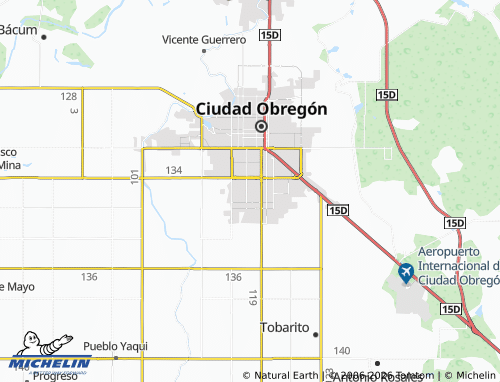 MICHELIN Girasoles map - ViaMichelin