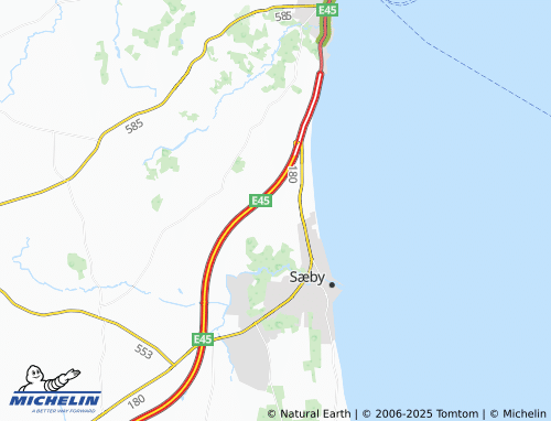 Carte MICHELIN Langtved - ViaMichelin