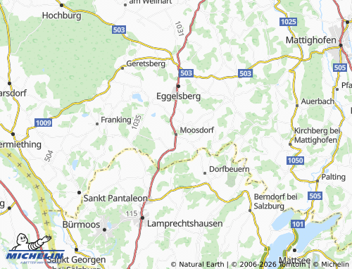 MICHELIN Moosdorf map - ViaMichelin