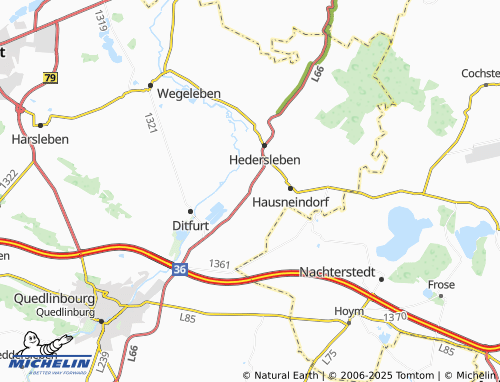MICHELIN Wedderstedt map - ViaMichelin