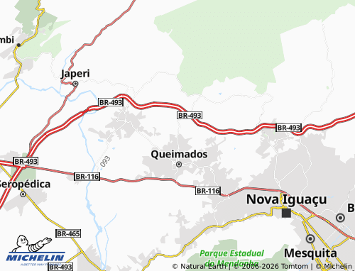 Mapa MICHELIN Parque Presidente Dutra - ViaMichelin