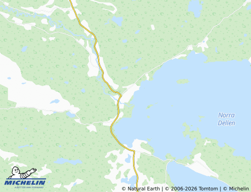 MICHELIN Friggesund map - ViaMichelin