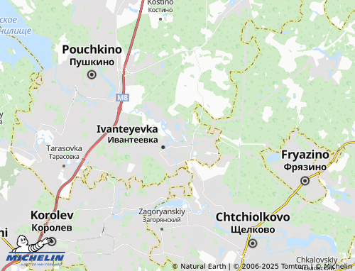 MICHELIN Dorozhnik SNT map - ViaMichelin