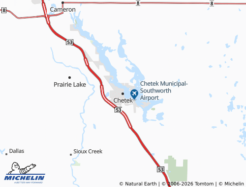 Mapa MICHELIN Chetek - ViaMichelin