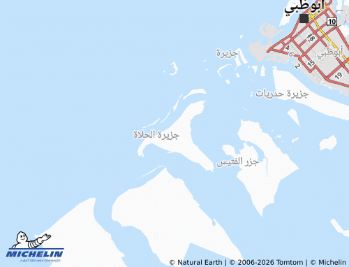 MICHELIN Al Halah Island map - ViaMichelin
