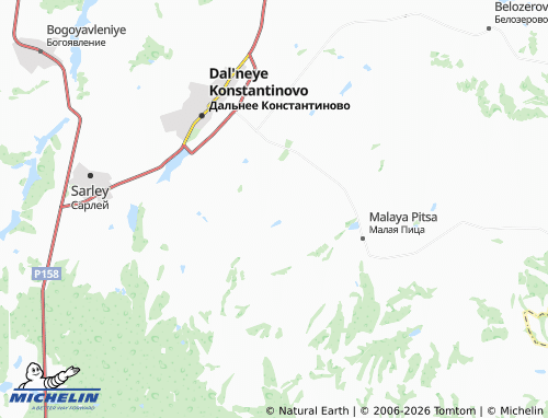 MICHELIN-Landkarte Baksheyevo - ViaMichelin