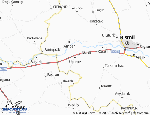 MICHELIN Üçtepe map - ViaMichelin