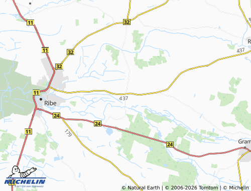 Carte MICHELIN Obbekær - ViaMichelin