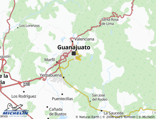 MICHELIN Paseo de La Presa map - ViaMichelin