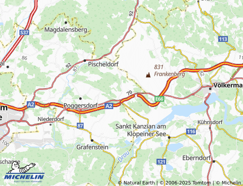 MICHELIN-Landkarte Wabelsdorf - ViaMichelin