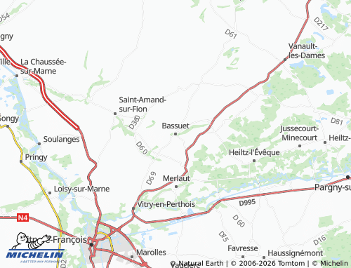 Carte MICHELIN Bassuet - ViaMichelin