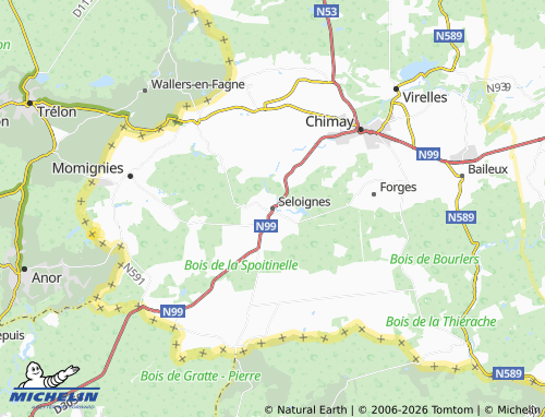 Mappa MICHELIN Seloignes - ViaMichelin