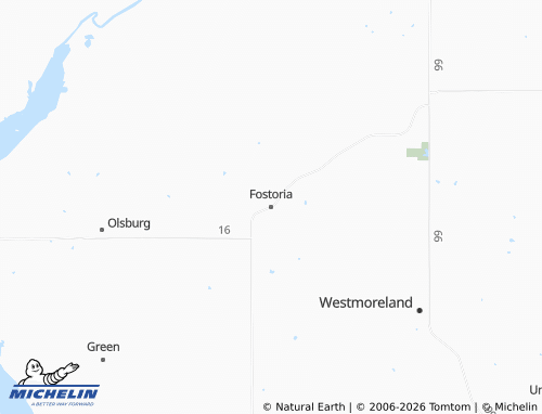 Mappa MICHELIN Fostoria - ViaMichelin